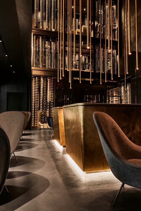 Alchemist – Copenhagen - a MICHELIN Guide Restaurant Luxury Bar Design, Restaurant Lighting Design, Design Café, Bar Interior Design, Luxury Bar, Luxury Restaurant, Restaurant Lighting, Modern Restaurant, Bar Interior