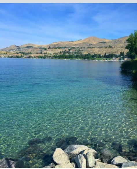 Lake Chelan, Washington.  Just beautiful! Lake Chelan Washington, Western Future, Pnw Vibes, Chelan Washington, Lake Chelan, Lake George Ny, Washington Travel, Eastern Washington, Senior Trip