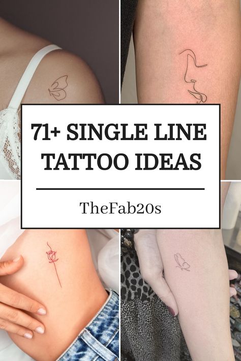 Discover a wide array of 70+ single line tattoo designs that exude minimalist charm. Whether you prefer subtle or daring, these sleek one-line tattoos are sure to evoke an understated allure. Upgrade your look with these elegant and captivating designs today! One Like Tattoo, Small Continuous Line Tattoo, Tiny Tattoos Design, Tiny One Line Tattoo, Elegant Line Tattoos For Women, Grandmother Tribute Tattoo, One Line Small Tattoo, Line Only Tattoos, Floral Negative Space Tattoo