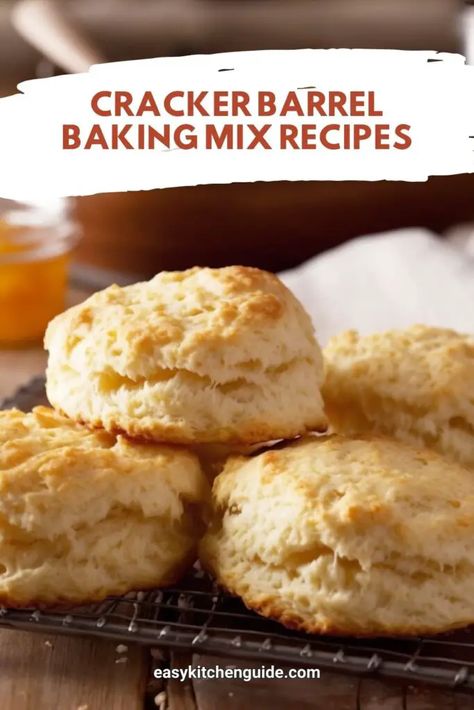 Last Updated on August 11, 2023 Biscuits are a classic and timeless favorite for many people. Cracker Barrel Biscuit Mix is a great way to whip up some delicious biscuits in no time! This biscuit mix combines all-purpose flour, sugar, butter, and buttermilk for flaky, golden brown biscuits everytime. The recipe below will yield 12 ... Read more Copycat Cracker Barrel Biscuits, Cracker Barrel Biscuits, All Purpose Flour Recipes, Baking Mix Recipes, Kitchen Guide, Drop Biscuits, Biscuit Mix, Flour Recipes, Best Breakfast Recipes