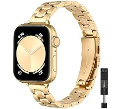 Gold Apple Watch, Gold Apple, Apple Watch 38mm, 38mm Apple Watch Band, Watch Chain, New Bands, Wearable Technology, Steel Metal, Apple Watch Bands