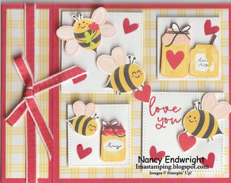 Stylish Shapes Dies, Bee My Valentine, Bees And Honey, Bee Mine Valentine, Card Board, Bee Mine, Red Accessories, Bone Folder, Valentine Photo