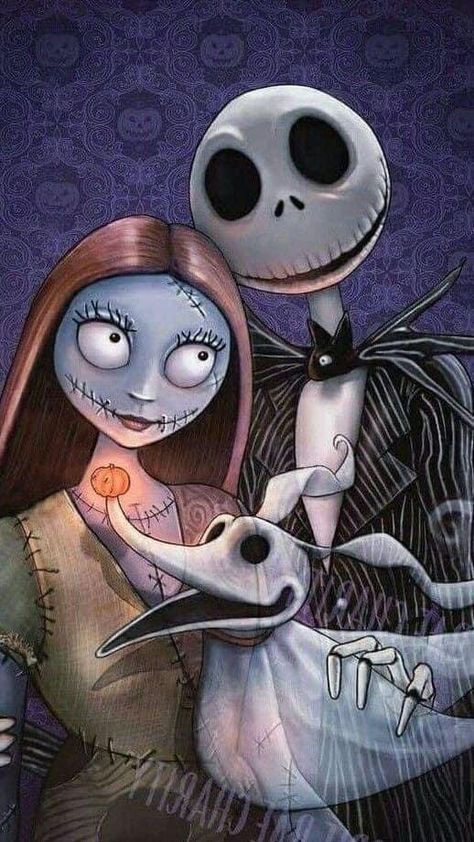 Nightmare Before Christmas Quotes, Nightmare Before Christmas Pictures, Jack Y Sally, Helloween Wallpaper, Nightmare Before Christmas Drawings, Happy Halloween Pictures, Nightmare Before Christmas Tattoo, Nightmare Before Christmas Wallpaper, Christmas Tattoo