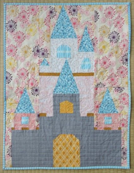 Late last year, I managed to find out about the Disney Mini Quilt Swap just in time to sign up! I had shared a bit about my plans a couple of months ago, and in the end, decided to go with my Fairy Tale Castle pattern. I had planned on making it as Cinderella’s castle, … Castle Quilt Pattern, Princess Quilt Pattern, Castle Quilt, Princess Quilt, Fairy Tale Castle, Mini Patchwork, Disney Quilt, Heart Quilts, Panel Quilt Patterns