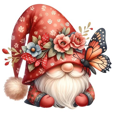 Gnome Sublimation, Garden Clipart, Gnome Pictures, Gnome Clipart, Spring Clipart, Hari Valentine, Valentine Clipart, Gnome Garden, Valentin Nap