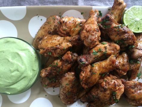 Tequila Lime "Margarita" Chicken Wings and Southwest Ranch Dipping Sauce - Emily Always Cooks Wing Sauce Recipe, Margarita Chicken, Southwest Ranch, Tequila Lime Chicken, Southwestern Ranch, Ranch Dipping Sauce, Cooking Chicken Wings, Wing Sauce Recipes, Jalapeno Pepper