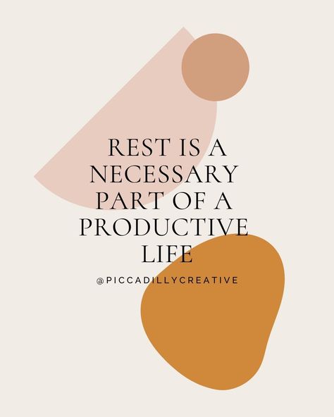 Rest Is Productive Quote, Rest Is Productive, Rest Day Quotes, Rest Quotes, Sick Quotes, Productivity Quotes, Perfectionism, Girl Boss Quotes, Mindful Living