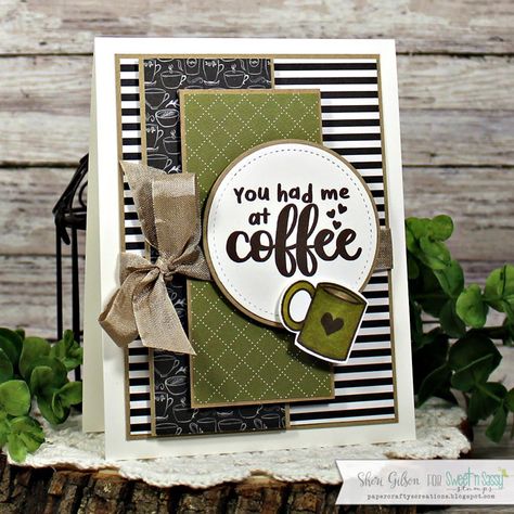 Coffee Themed Cards, Coffee Stamps, Chocolate Card, Jesus Coffee, National Coffee Day, Coffee Day, Coffee Talk, Coffee Cards, Coffee Theme