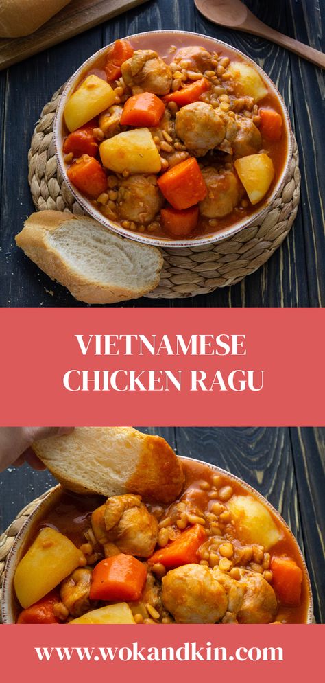 Bring your family together with this all time family favourite that marries Vietnamese and French cuisines together! Our Vietnamese Chicken Ragu recipe is one that you will keep coming back to!  #asianfood #vietnamesefood #comfortfood #chicken #ragu Vietnamese Ragu, Veggie Illustration, Chicken Ragu, Small Kitchen Storage Ideas, Free Guy, Vietnamese Chicken, Healthy Asian Recipes, Ragu Recipe, Kitchen Storage Ideas