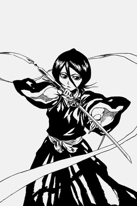 Rukia - Sode no Shirayuki. #bleach Bleach Tattoo, The Most Beautiful Pictures, Rukia Bleach, Bleach Rukia, Ichigo Y Rukia, Rukia Kuchiki, Kuchiki Rukia, Accel World, Bleach Anime Art