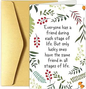 Card For Bff, Happy Birthday Friend Images, Best Friend Birthday Card, Card Best Friend, Friend Birthday Card, Best Friend Forever, Stages Of Life, Happy Birthday Friend, Free Friends