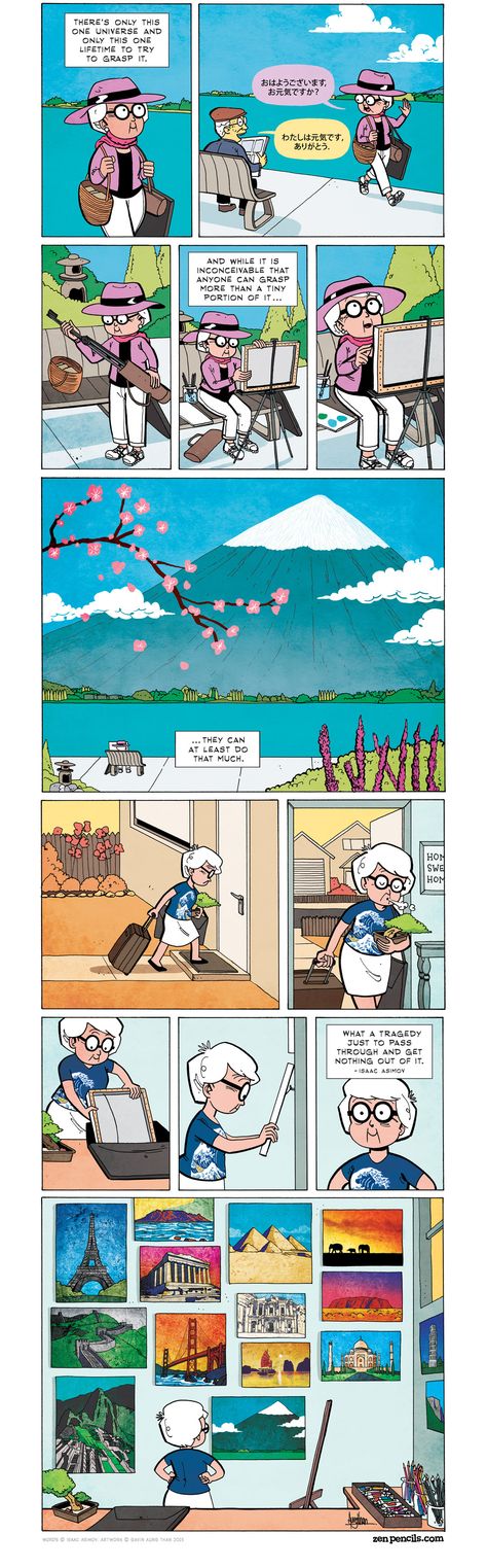 Zen Pencils, 4 Panel Life, Online Comics, Isaac Asimov, Faith In Humanity Restored, Comics Story, Short Comics, Cartoon Quotes, Cute Comics