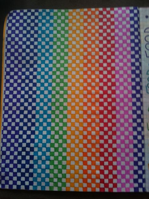 Rainbow squares! Things To Draw On Square Paper, Things To Do With Graph Paper, Squared Paper Art, Square Paper Drawing, Graph Paper Art Design, Square Drawing Ideas, Graph Paper Art Easy, Rainbow Squares, Square Drawing