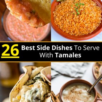 26 Amazing Mexican Side Dishes to Serve with Tamales! Mexican Side, Mexican Comfort Food, Corn Husks, Mexican Side Dishes, Mole Sauce, Queso Fundido, Mexican Drinks, Pickled Red Onions, Banana Leaves