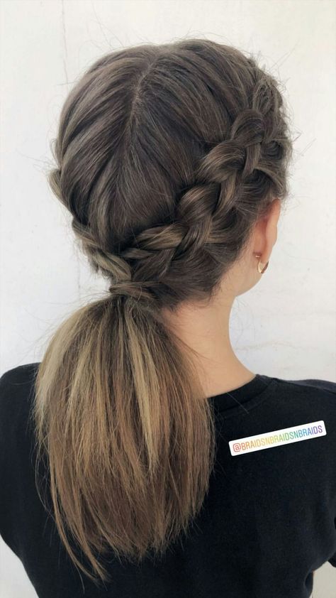 Easy Trendy Hairstyles, Hair Style Vedio, Ponytail Hairstyles Easy, Hair Tips Video, Trendy Hairstyle, Hairdos For Short Hair, Hair Tutorials Easy, Front Hair Styles, Hair Tutorials For Medium Hair