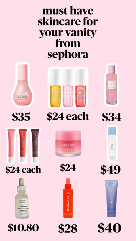 must have skincare from sephora- minus the perfume!! 💐😆 Sephora Must Haves, Xmas List Ideas, Cute Christmas Ideas, Makeup List, Sephora Skin Care, Makeup Help, Spa Day At Home, Pretty Skin Care, The Perfume