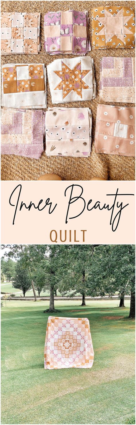 Inner Beauty Quilt Pattern, Hand Stitched Quilt Patterns, Traditional Quilting Patterns, Quilt Phone Wallpaper, Quilting Color Combinations, Bohemian Quilt Pattern, Queen Quilt Pattern Free, Boho Quilt Patterns Free, How To Quilt For Beginners