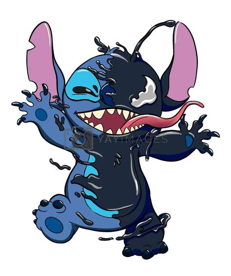 Evil Stitch, Stitch Tattoo Design, Blackwork Flash, Cricut Decals, Tattoos Men, Sketching Ideas, Stitch Drawing, Lilo And Stitch, Blackwork