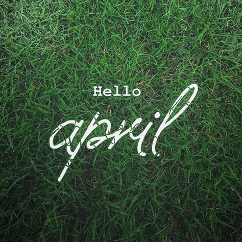 Hello April, Green Notes, Typography, Neon Signs, Green, Quick Saves