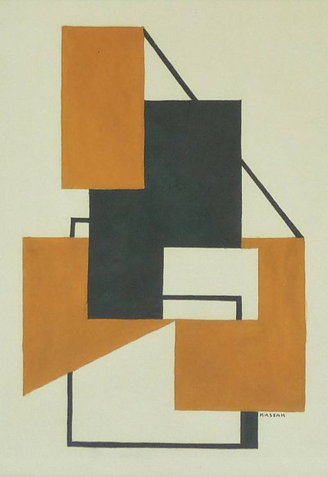 Geometric Shapes Art, Soyut Sanat Tabloları, Abstract Geometric Art, Tableau Art, India Ink, Mid Century Art, Geometric Art, Abstract Watercolor, Minimalist Art