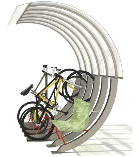 Bike Arc Rack by Bellomo Architects Bike Architecture, Bike Storage Architecture, Bike Parking Architecture, Bicycle Rack Design, Bike Parking Design, Urban Bicycle Design, Bicycle Parking Design, Cycle Stand, Bike Shelter