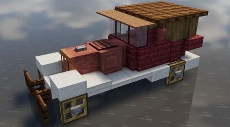 Minecraft Car, Minecraft Steampunk, Minecraft Create, Rumah Minecraft Sederhana, Minecraft Mansion, Minecraft House Tutorials, Cool Minecraft Creations, Minecraft Room, Minecraft Furniture