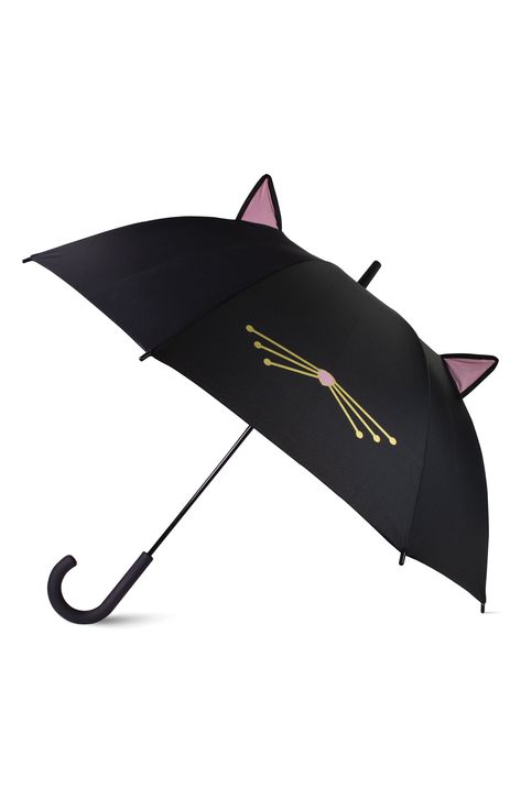 kate spade new york cat umbrella available at #Nordstrom Cat Umbrella, Cute Umbrellas, Cat Lady Gift, Cat Items, Cat People, Cat Owners, Cat Lady, Cat Lover Gifts, Cat Gifts