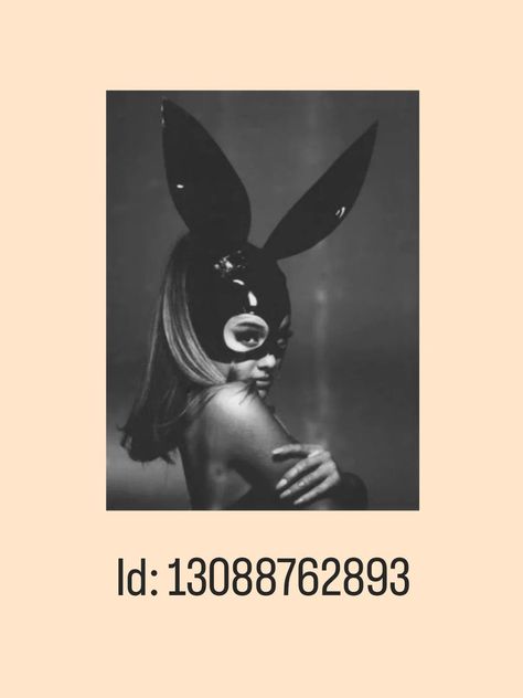 Ariana Grande Roblox Decal Id, Roblox Codes Images, Bloxburg Image Id Codes, Pictures Bloxburg Codes, Barry Avenue Codes Picture, Coquette Library, Roblox Photo Ids, Berry Avenue Picture Codes, Coco Chanel Pictures