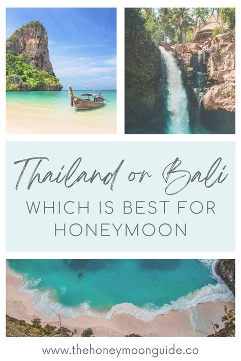 Trying to decide between a honeymoon in Bali or Thailand? We've got you covered. Click the link to read or pin to read later! ✈️🤍 Thailand Honeymoon, Bali Honeymoon, Read Later, Click The Link, To Read, Bali, Thailand, Travel