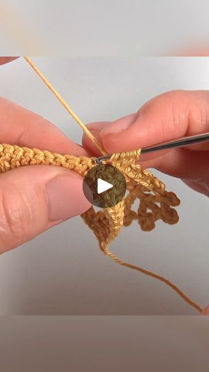 Crochet Complex Stitch, Border, Edge or Trim | Full Video here❤>>> https://youtu.be/7c68x__TLv8
Yarn: 100% cotton yarn, 169 meters in 50 grams, and 1.4 mm or 2.0 mm hook. 
Tutorial 25 trim
#trim... | By Crochet Ideas NowFacebook Crochet Trims And Borders, Crochet Ideas, Cotton Yarn, Yarn, Trim, Crochet