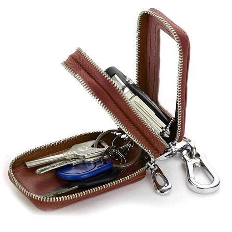 Two-Sides Mini Leather Car Key Case by BAKUN, Key Holder Key Organizer Wallet, #Ad #Car, #AFFILIATE, #Key, #Leather, #Sides Key Holder For Purse, Car Key Case, Compact Bag With Interior Key Chain Holder, Leather Rectangular Coin Purse With Interior Key Chain Holder, Key Holder Leather Handmade, Key Purse, Car Key Leather Case, Car Key Holder, Key Chain Holder