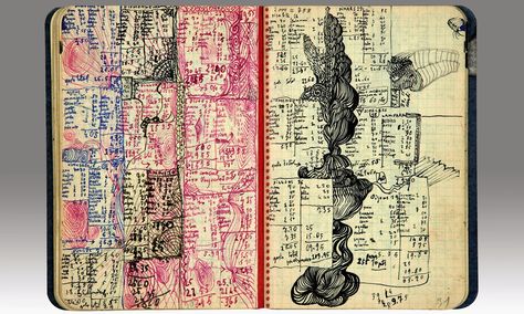 Salvador Dali's diary Austin Kleon, Artist Journal, Artist Sketchbook, Sketchbook Journaling, Salvador Dali, Famous Artists, Art Journals, Still Life Painting, Dali