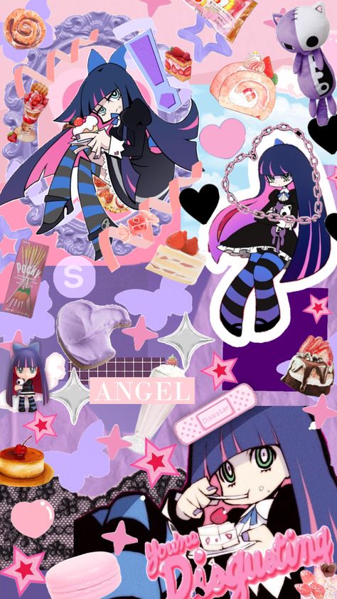 🍰#stockinganarchy #pantyandstocking #cute #anime #animatedshuffle #manga Panty And Stocking Wallpaper Phone, Paswg Wallpaper, Panty And Stocking Anime, Panty And Stocking, Art Wallpaper Iphone, Cute Anime, Cute Chibi, I Wallpaper, Pastel Goth