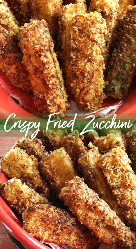 Fried Zucchini Recipe Easy Oven, Italian Fried Zucchini Recipe, Breaded Zucchini Fried, Fried Zucchini Recipe Easy, Grated Zucchini Recipes, Crispy Fried Zucchini, Greek Picnic, Zucchini Spears, Fried Zucchini Recipe