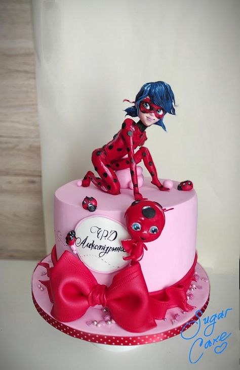 Lady Buggy And Cat Noir Cake, Ladybug And Cat Noir Birthday Cake, Miraculous Ladybug Cupcakes, Ladybug And Cat Noir Cake, Cinderella Birthday Party Cake, Miraculous Birthday, Bug Birthday Cakes, 3rd Birthday Party For Girls, Miraculous Ladybug Party