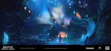 ArtStation - Avatar: Frontiers of Pandora - Aranahe Hometree, Robin Tran Dylan Cole, Frontiers Of Pandora, Dylan And Cole, Avatar Films, Pandora Avatar, Action Adventure Game, Avatar World, Fantasy Map, Big Thanks