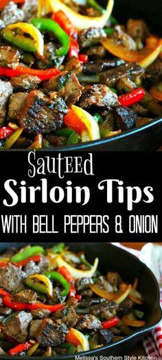 Onion Steak, Sirloin Recipes, Sirloin Tip Steak, Sirloin Steak Recipes, Beef Tip Recipes, Steak Wraps, Steak Tips, Sirloin Tips, Grilled Steak Recipes