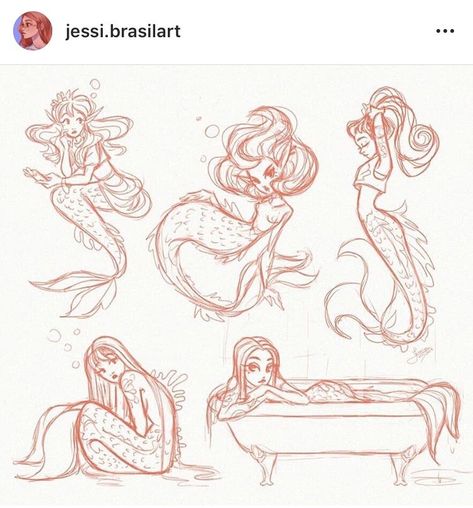 Mermaid Poses, Fat Mermaid, Mermaid Sketch, Mermaid Pose, Mermaid Artwork, Mermaid Drawings, Arte Sketchbook, Poses References, Mermaid Art