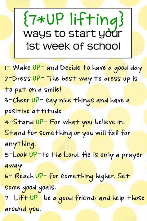 7-UP back to school  a little 4x6 printable.  Just print and attach to a 7-UP Church Camp, Secret Sisters, Lds Young Women, E Mc2, Girls Camp, Beginning Of School, Activity Days, The Perfect Guy, School Days