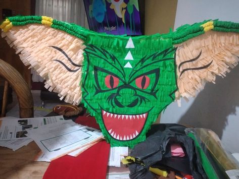 #piñata #gremlin Gremlins Birthday Party, Gremlins Party, Trunk Or Treat, Gremlins, 7th Birthday, Birthday Ideas, Trunk, Birthday Parties, Party Ideas