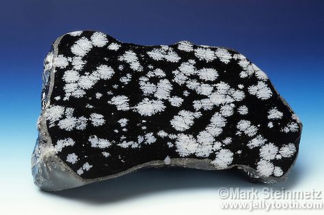 Snowflake obsidian. Extrusive igneous rock found in areas of recent vulcanism… Obsidian Rock, Indicolite Tourmaline, Utah Usa, Volcanic Rock, Cool Rocks, Snowflake Obsidian, Black Rock, Minerals And Gemstones, Rocks And Gems