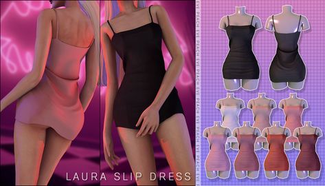 PEACH REWARD | Laura Slip Dress | SM Sims on Patreon Sims 4 Cc Slip Dress, Ts4 Mom Clothes, Sims 4 Slip Dress, Mom Clothes, Sims 4 Traits, Cc Clothes, Sims 4 Cc Shoes, Pelo Sims, Sims 4 Body Mods