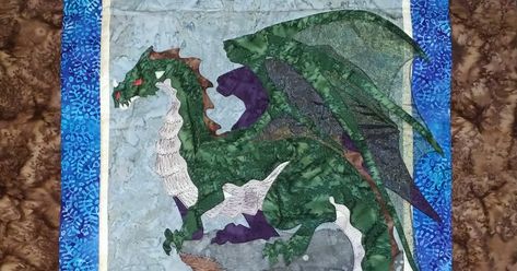 Fantasy Quilt, Dragon Quilts, Dragon Applique, Dragon Dreams Quilt, Dragon Panel Quilt, Dragon Nursery Blankets, Dragon Quilt, Baby Quilts, Quilt Patterns