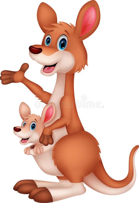 Kangaroo Cartoon, Baby Kangaroo, Disney Princess Toddler, Memory Boxes, Preschool Activities Toddler, Graphic Design Photo, Cartoon Posters, Animal Books, Baby Cartoon