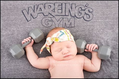 virginia beach newborn photographer studio baby weights gym lift Baby Gym Photoshoot, Newborn Sports Photos, Infant Boxing Photoshoot, Basketball Newborn Photoshoot, Boxing Newborn Pictures, Crossfit Photoshoot, Newborn Photographer Studio, Birth Pictures, Photographer Studio