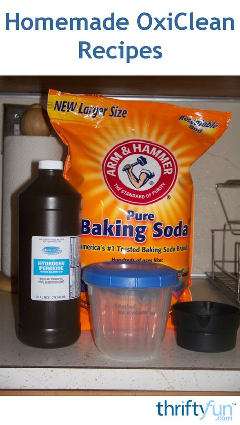 This is a guide about homemade OxiClean recipes. Buying multiple cleaning products can be expensive. Sometimes you can make a homemade version of a popular cleaning agent from products you may already have around your house. Diy Oxiclean Stain Remover, Natural Oxiclean, Diy Oxiclean, Homemade Oxiclean, Laundry Recipe, Natural Cleaner, Cleaning Schedules, Homemade Cleaning Supplies, Cleaning Stuff