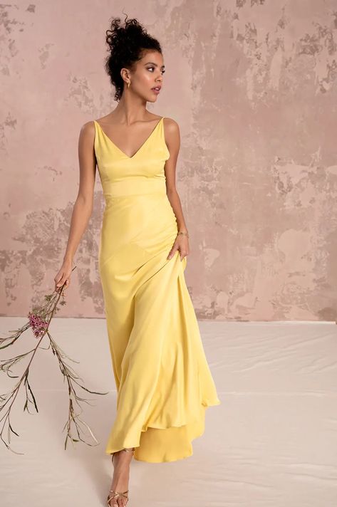 Mustard Maxi Dress, Yellow Dresses Formal, Yellow Wedding Guest Dresses, Yellow Bridesmaid, Gigi Dress, Winter Wedding Guest Dress, Dresses Yellow, Spring Wedding Guest, Yellow Bridesmaid Dresses