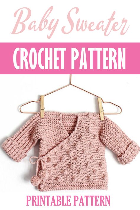 Free Crochet Patterns For Infant Sweaters, Newborn Cardigan Crochet Pattern Free, Crochet Newborn Sweater, Crochet Newborn Pullover Sweater, Infant Cardigan Crochet Pattern, Crochet Baby Sweater Pattern 3-6 Months, Crochet Baby Clothes Sweaters & Cardigans, Crochet Kimono Pattern, Diy Crochet Sweater