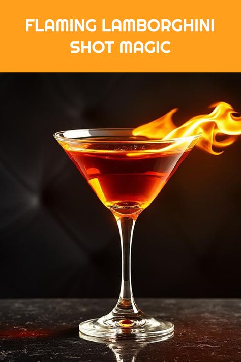 Looking to impress your friends with a fun and creative cocktail? The Flaming Lamborghini Shot is your answer! With its eye-catching layers and a thrilling fiery finish, this classic drink combines sweet liqueurs like Kahlua, Sambuca, and Blue Curacao. Capture the excitement of the 1980s cocktail scene right in your home bar! Whether it's a party or a chill night, this shot is sure to spark conversation. Make your gatherings unforgettable with this bold and colorful drink that looks just as exciting as it tastes! Sambuca Cocktails, Baileys Irish Cream Coffee, Irish Cream Coffee, Chill Night, Colorful Drinks, Baileys Irish, Unique Cocktails, Creative Cocktail, Baileys Irish Cream