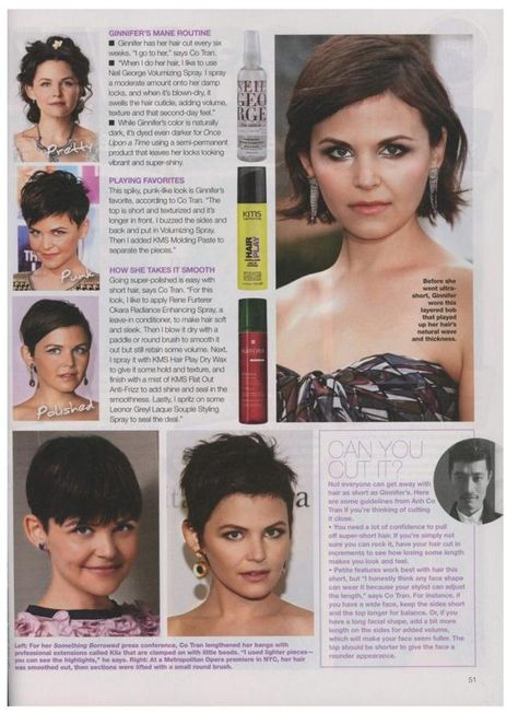 Image detail for -Pixie Chic: Short Hair Tips From Anh Co Tran | Neil George Short Hair Tips, Hairstyles Magazine, Grown Out Pixie, Anh Co Tran, Short Sassy Haircuts, Volumizing Spray, Chic Short Hair, Short Hair Hacks, Ginnifer Goodwin